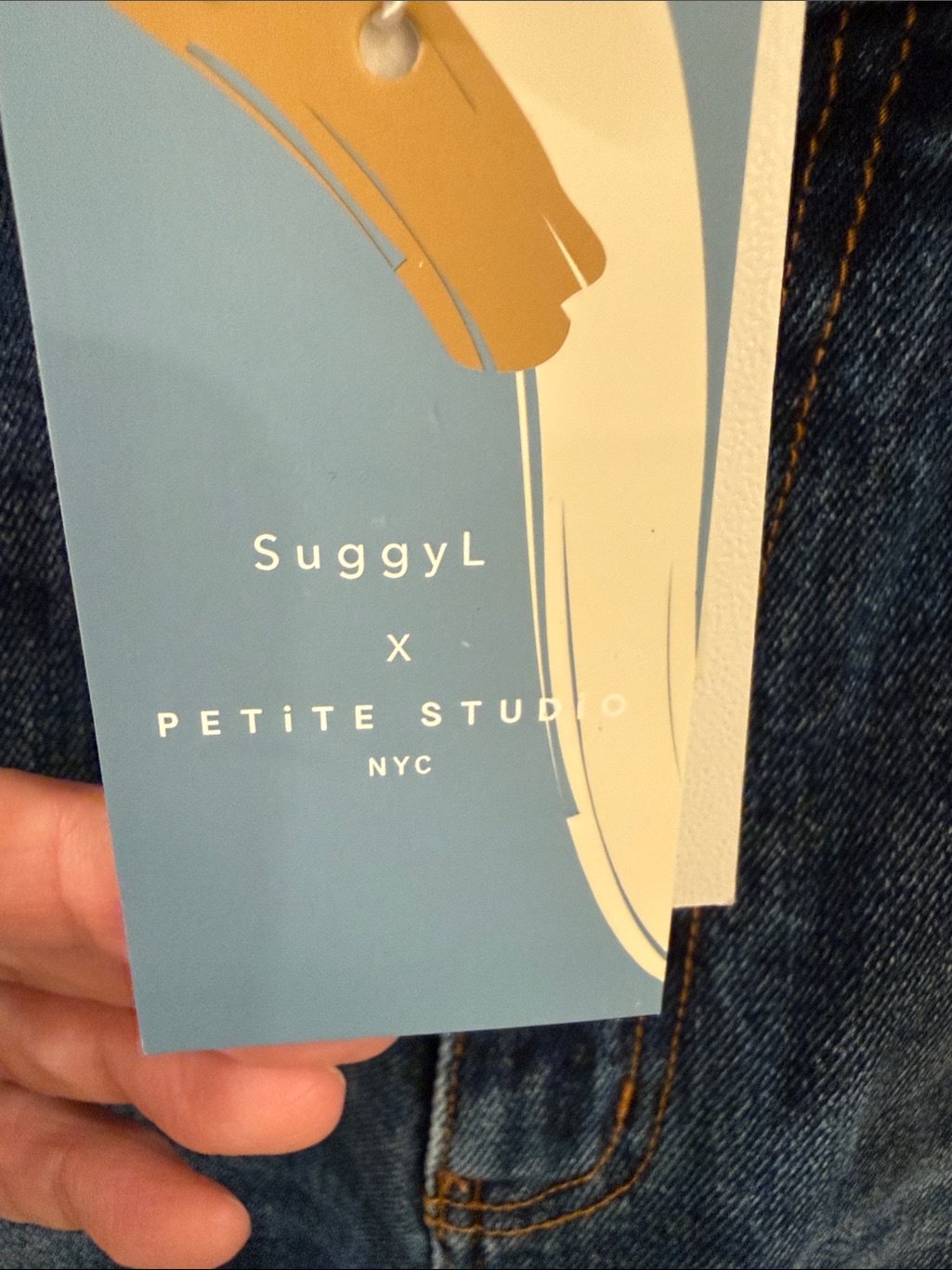 Petite Studio Nyc X Suggyl Libbey Blue Crop Flare Jeans — image 8 of 8